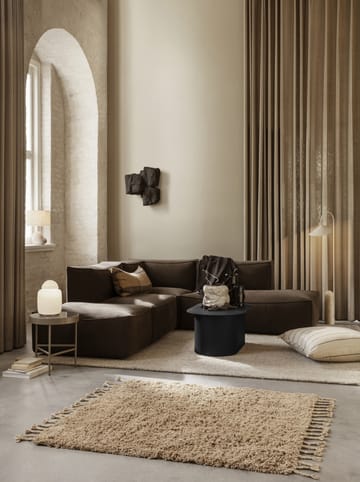 Dywan Amass długie włosie 140x140 cm - White Pepper - Ferm Living