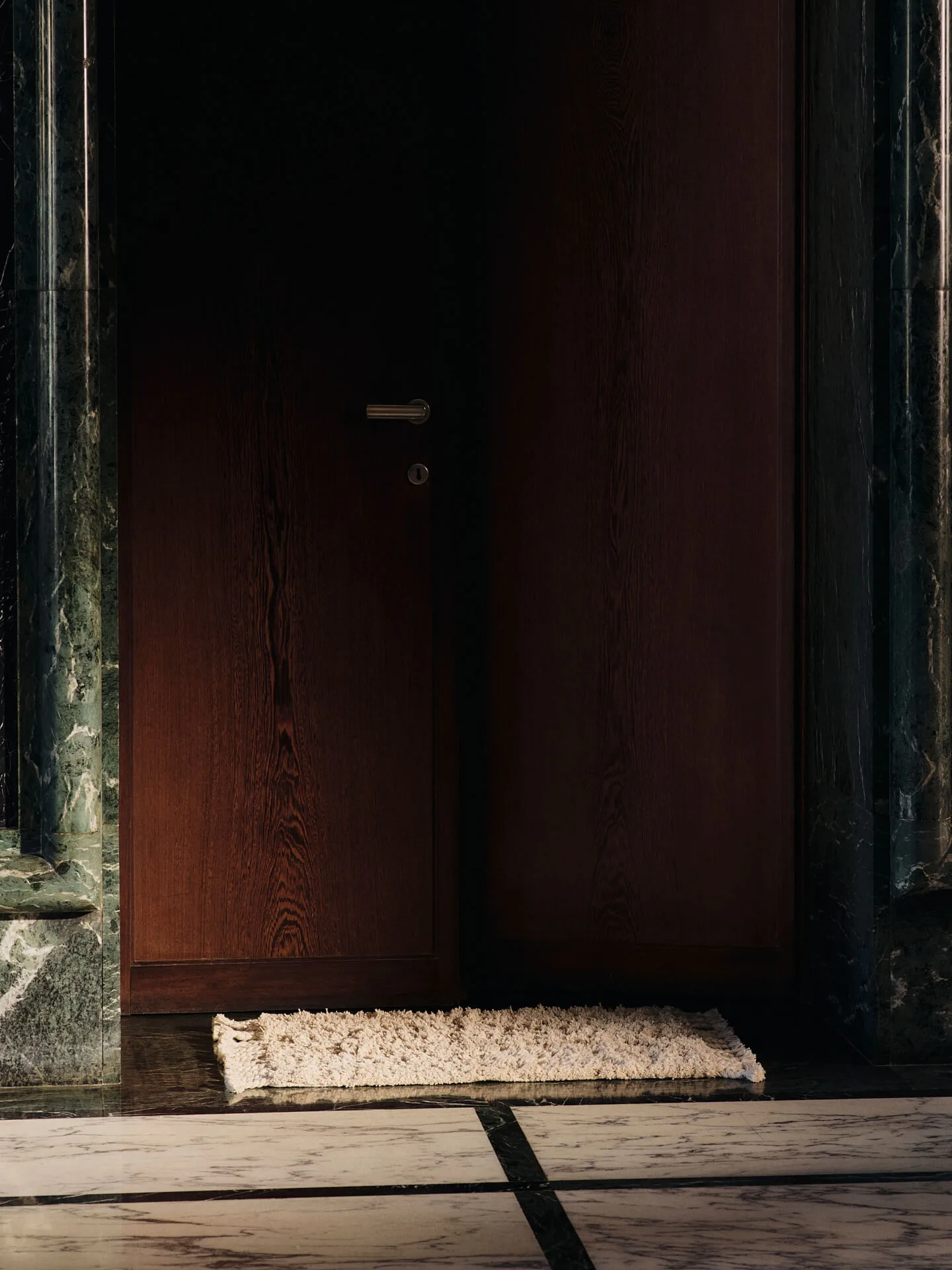 Dywan Amass długie włosie 70x50 cm, Off-white Ferm Living