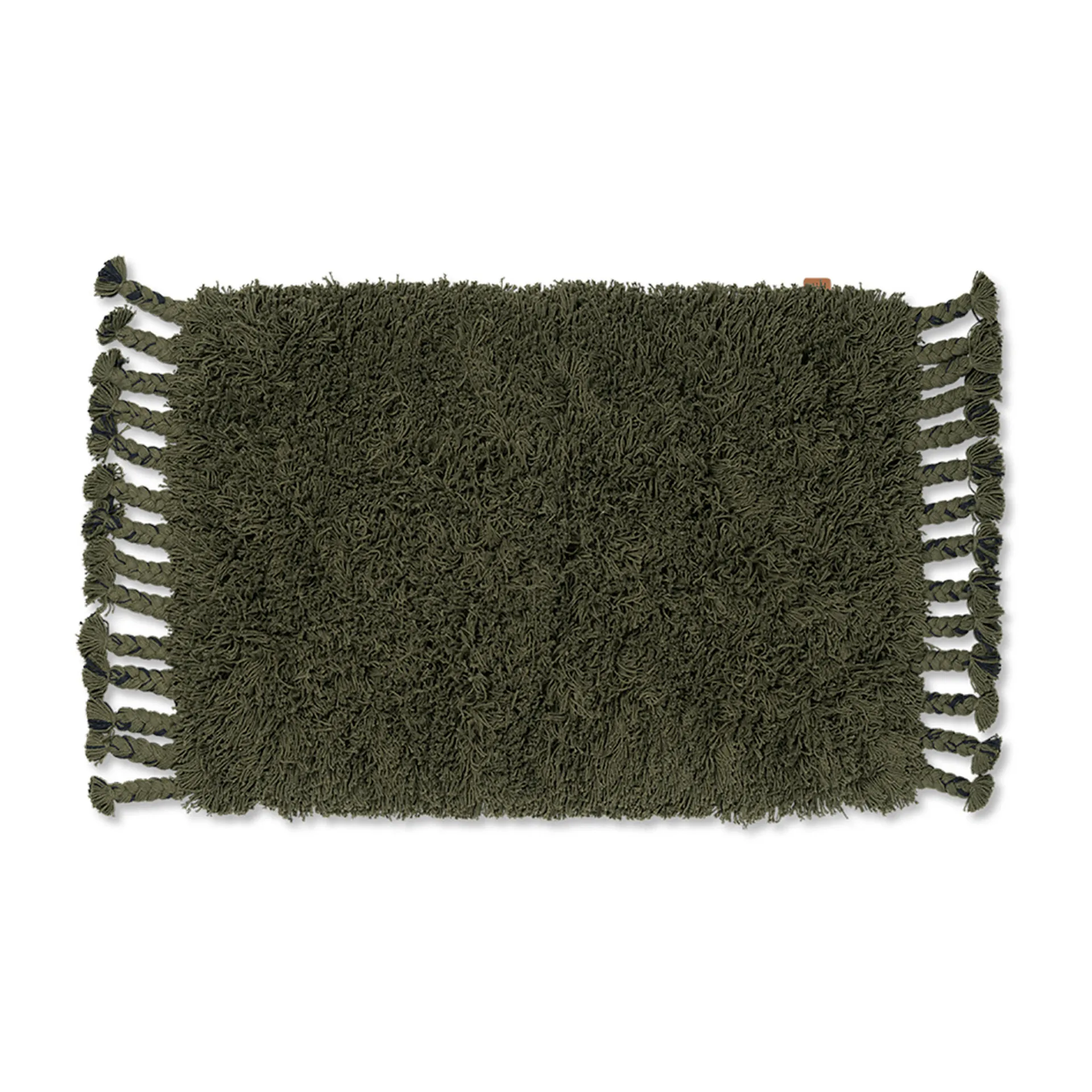 Dywan Amass długie włosie 70x50 cm, Olive Ferm Living