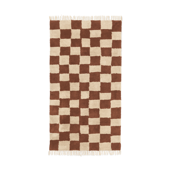 Dywan bawełniany Mara 90x150 cm - Rdzawa-Ciepły Piasek - Ferm LIVING