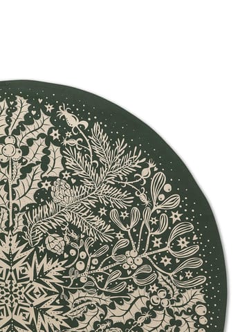 Dywan bożonarodzeniowy Winter Forest Tree - dark green - Ferm Living