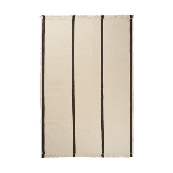 Dywan Calm kelim - Off-white, Coffee, 200x300 cm - Ferm Living