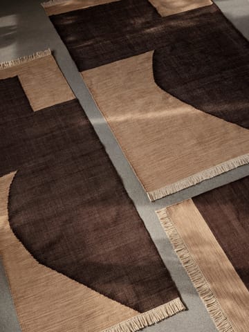 Dywan Forene - Tan-Chocolate, 80x140 cm - Ferm Living