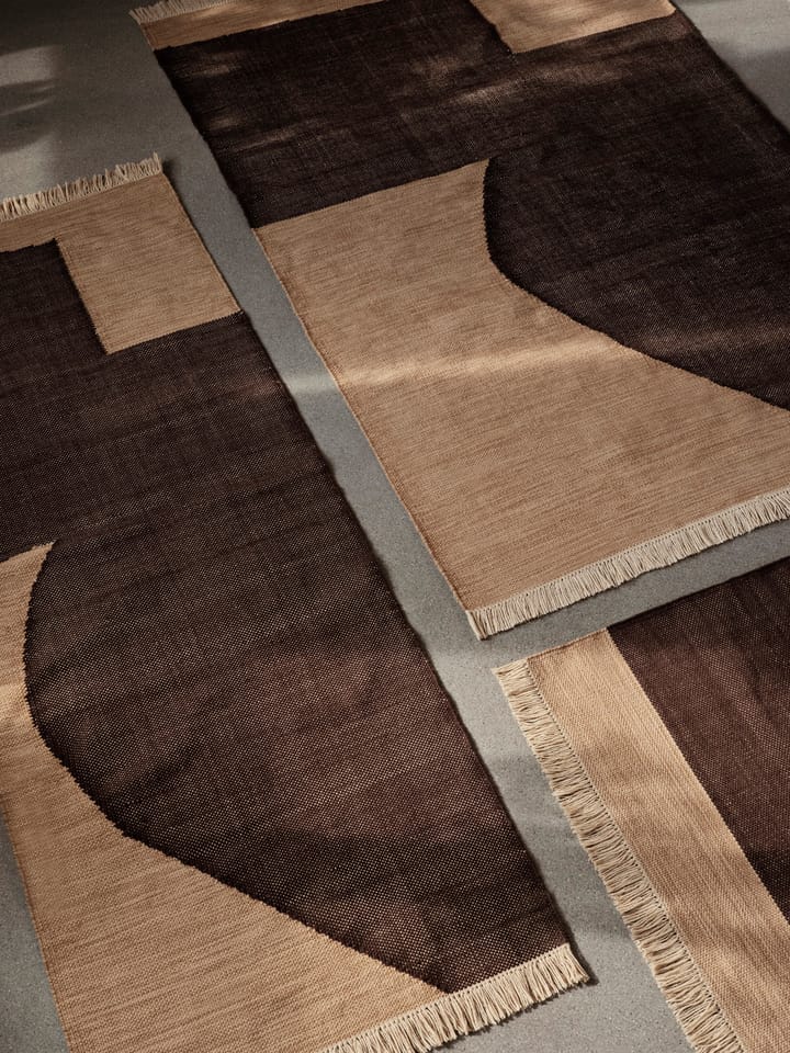 Dywan Forene, Tan-Chocolate, 80x140 cm Ferm Living