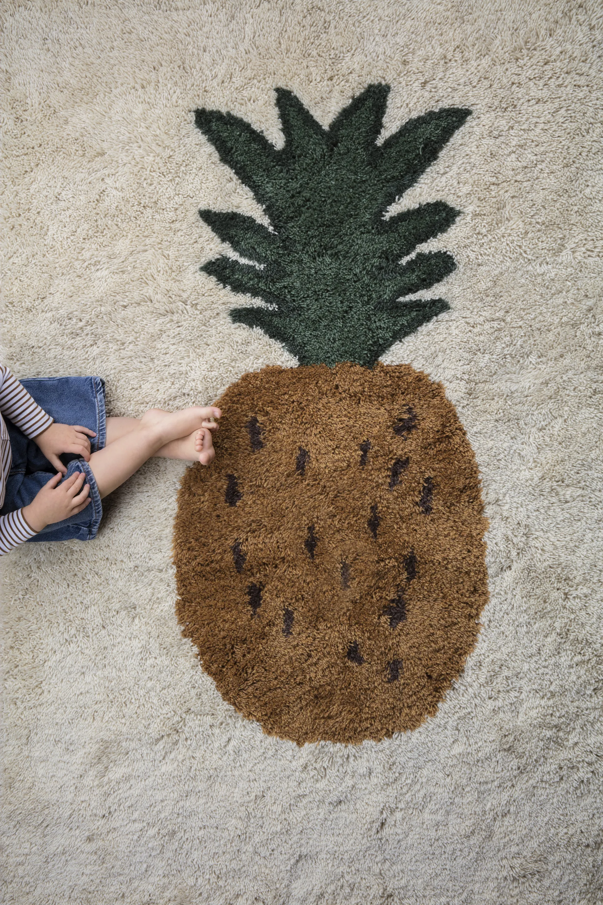 Dywan Fruiticana L 120x180 cm, Pineapple Ferm Living