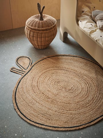 Dywan jutowy braided Apple - Naturalny - Ferm Living