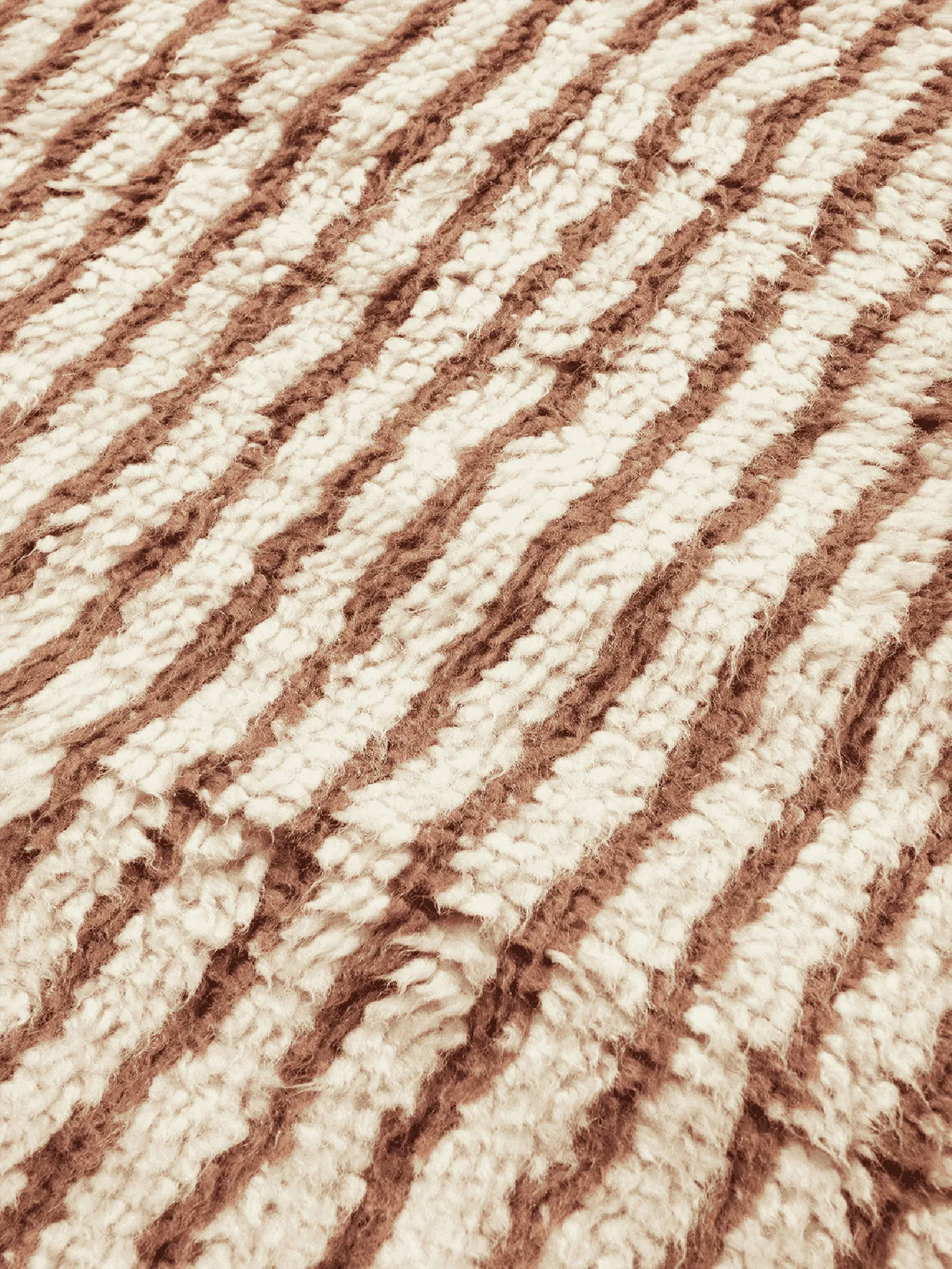 Dywan Kami, Off white-red brown, 80x120 cm Ferm Living