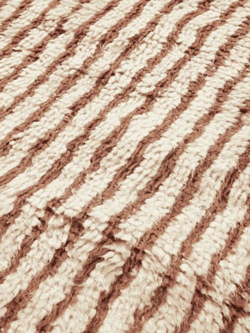 Dywan Kami - Off white-red brown, 80x120 cm - Ferm Living