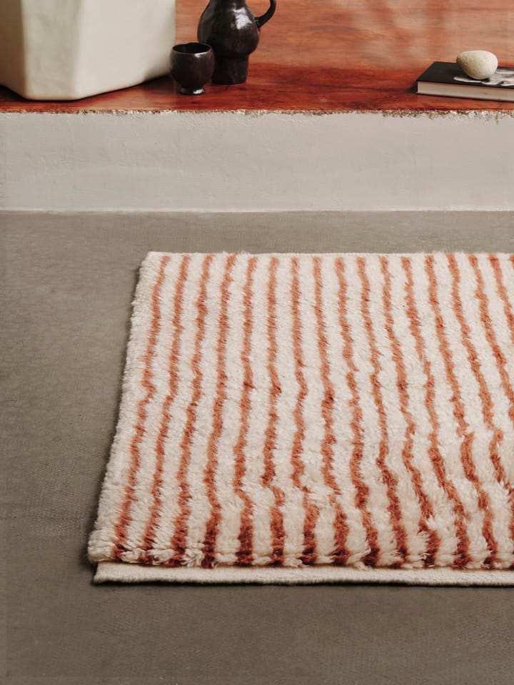 Dywan Kami, Off white-red brown, 80x120 cm Ferm Living