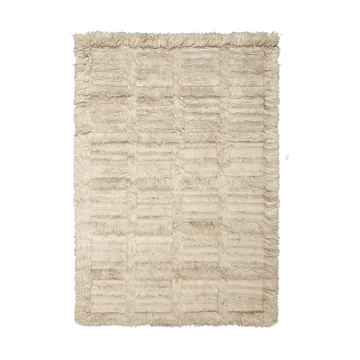 Dywan Norte grid - Natural, 160x235 cm - Ferm Living
