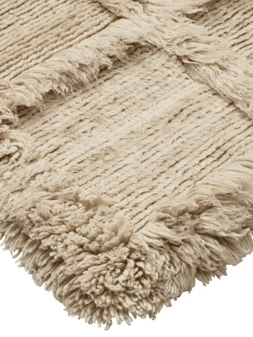 Dywan Norte grid - Natural, 160x235 cm - Ferm Living