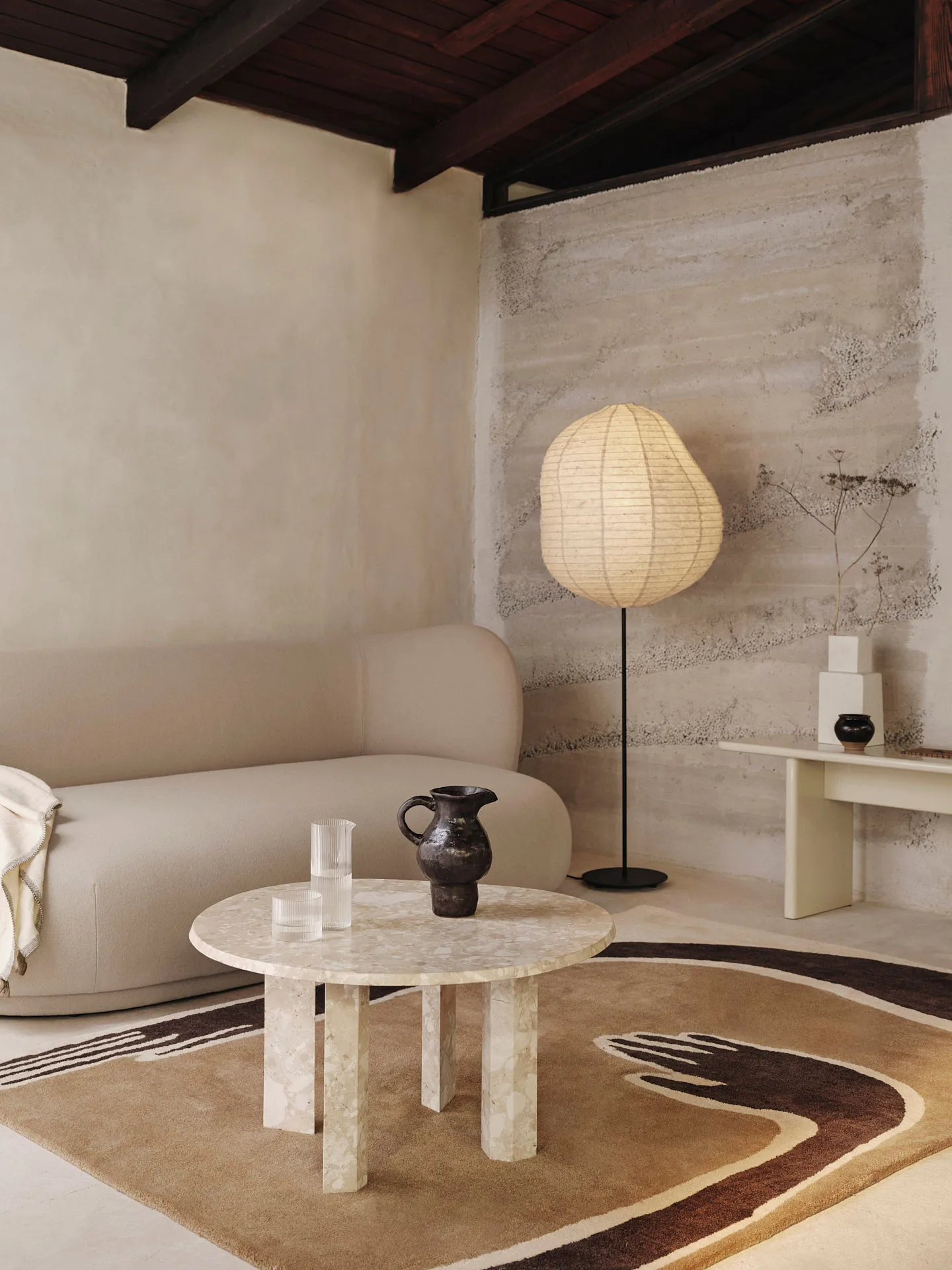 Dywan Pose, Coffee-off white, 140x200 cm Ferm Living