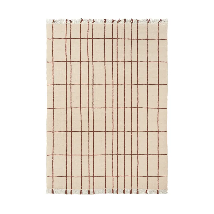 Dywan Sen - Parchment-chestnut, 140x200 cm - Ferm Living