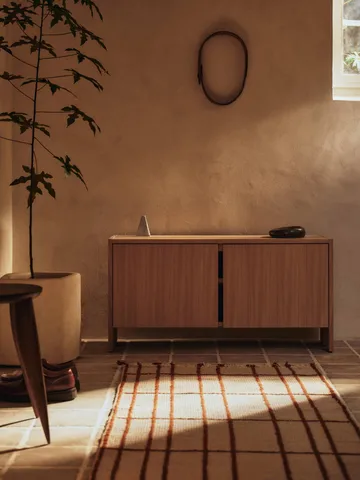 Dywan Sen - Parchment-chestnut, 80x200 cm - Ferm Living