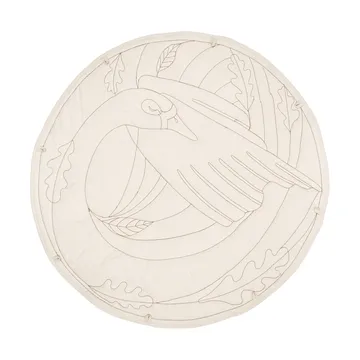 Dywan Swan baby - Natural, Ø100 cm - Ferm Living