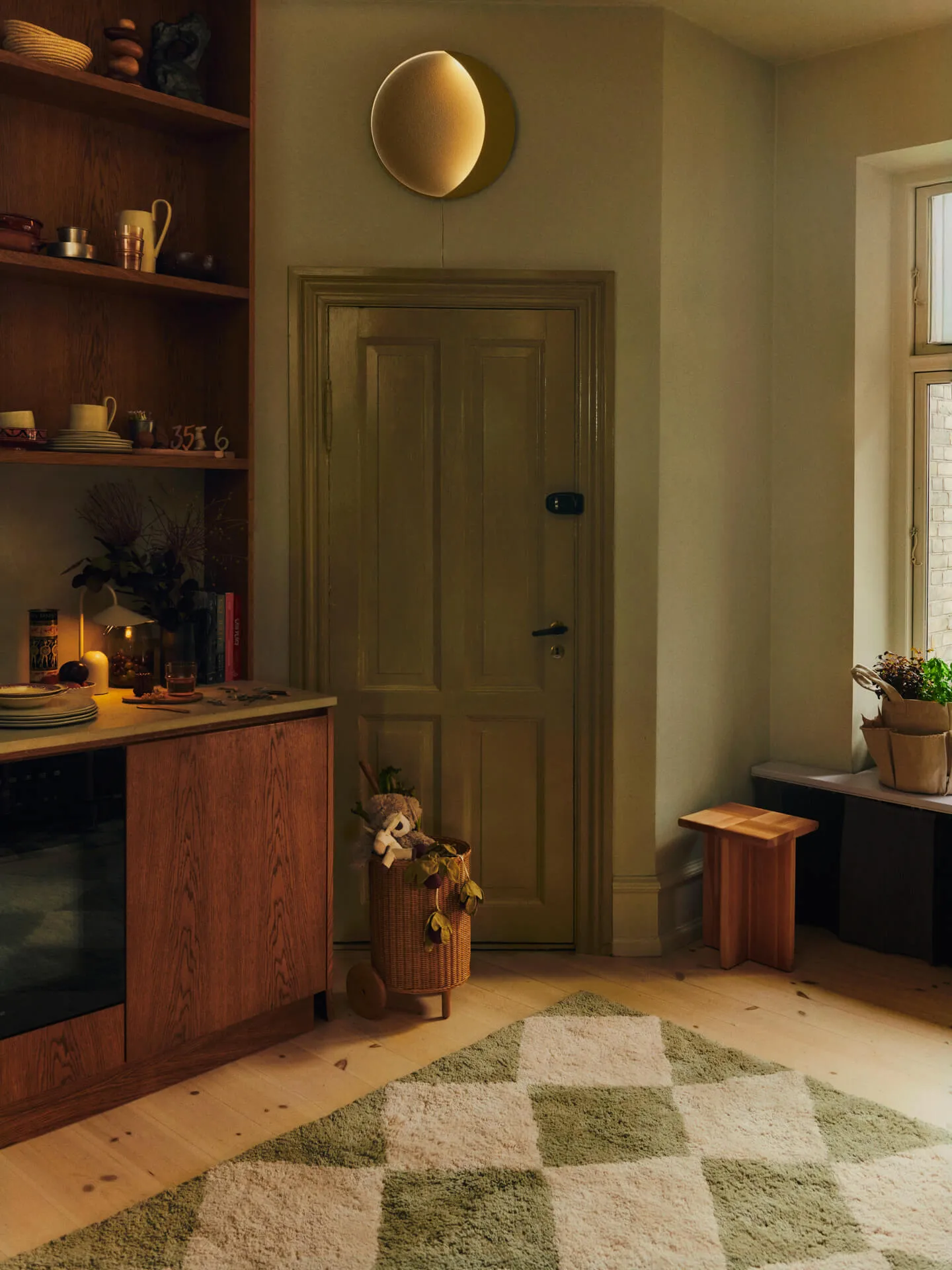 Dywan Tilt, Elm green, 140x200 cm Ferm Living