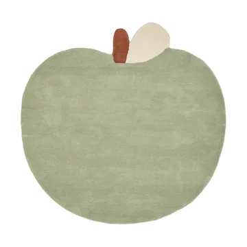 Dywan z włosiem Apple - Tea Green, 110x110 cm - Ferm Living