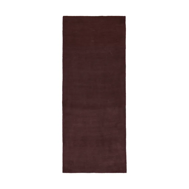 Dywan z włosiem Stille - Dark pecan, 80x200 cm - Ferm Living