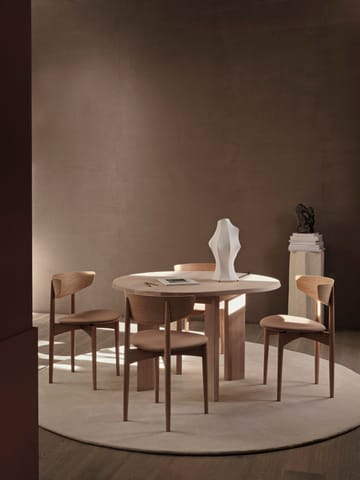 Dywan z włosiem Stille okrągły - Off-white Ø240 cm - Ferm Living