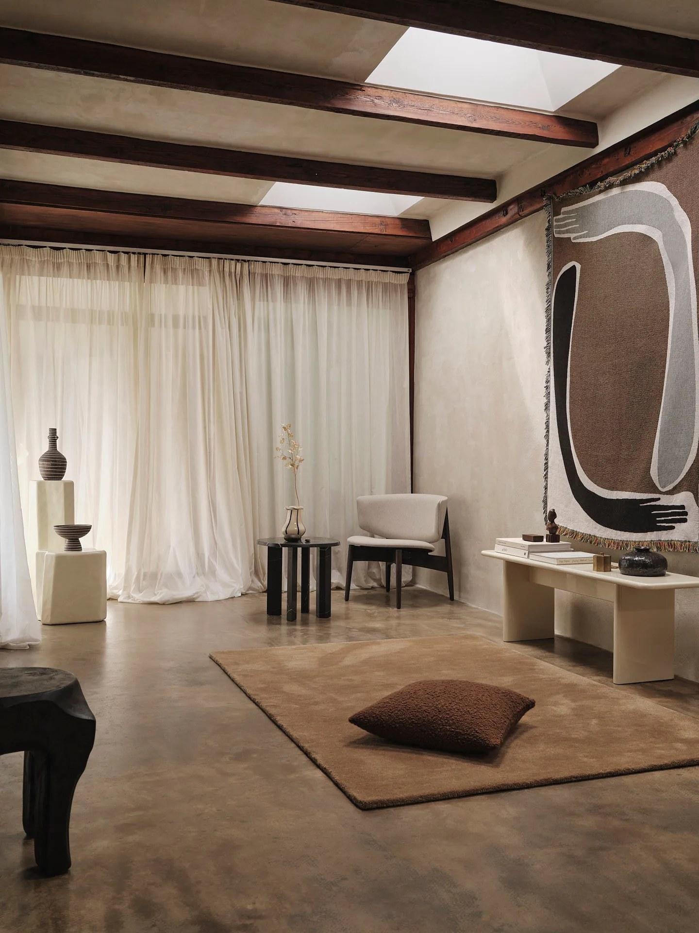 Dywan z włosiem Stille, Toffee, 140x200 cm Ferm Living