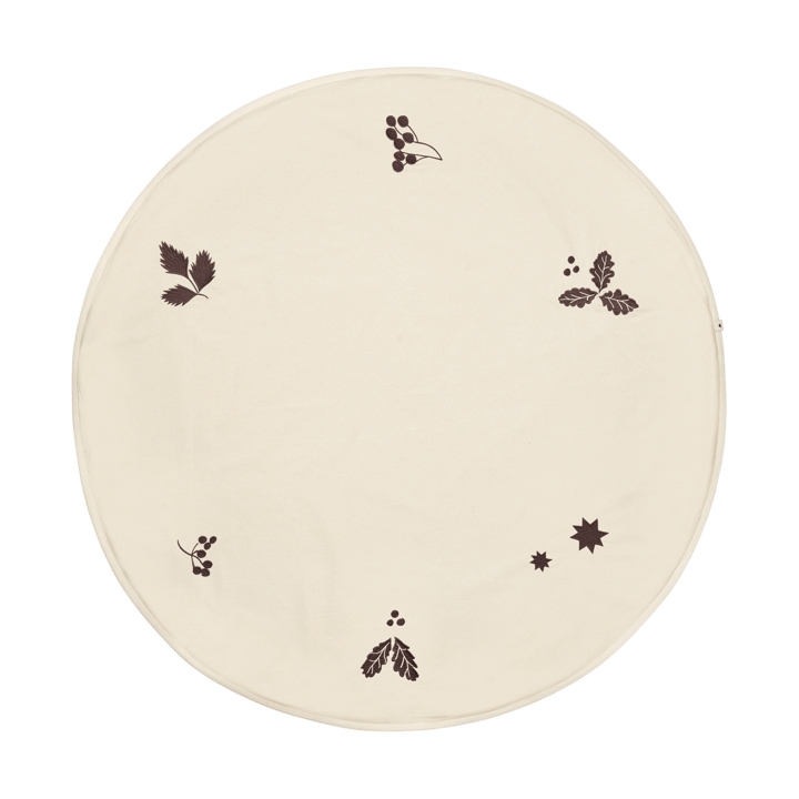 Dywanik pod choinkę Oak Ø120 cm - Naturalny - Ferm Living