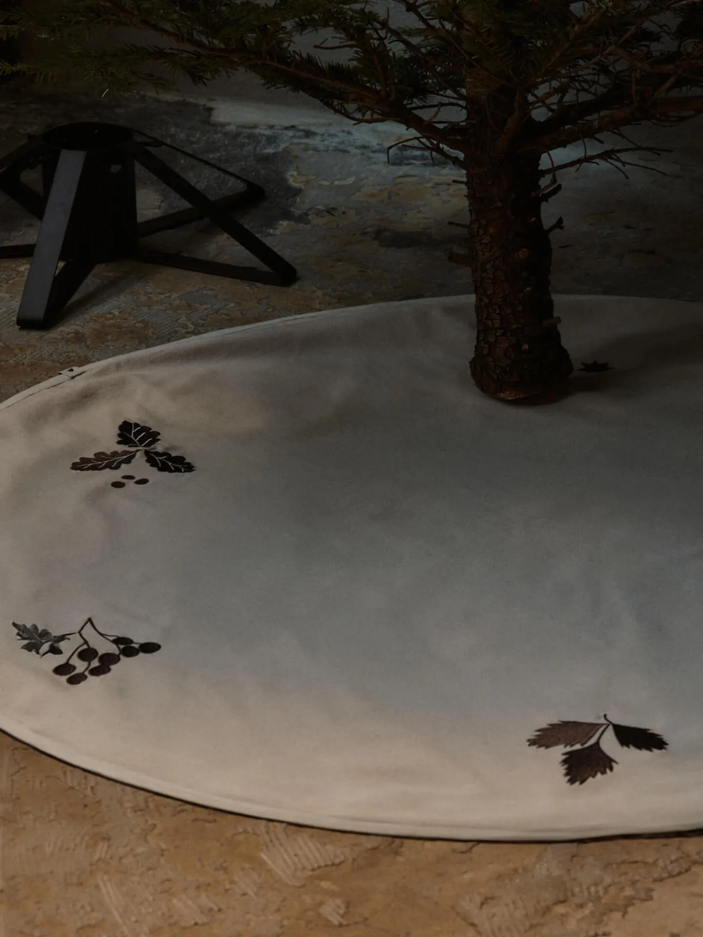 Dywanik pod choinkę Oak Ø120 cm, Naturalny Ferm Living