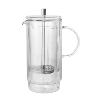 Dzbanek z tłokiem Ripple Thermal - Clear - Ferm Living