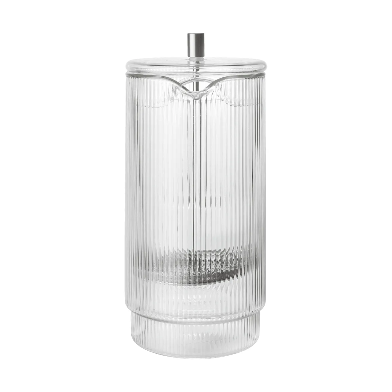 Dzbanek z tłokiem Ripple Thermal, Clear Ferm Living