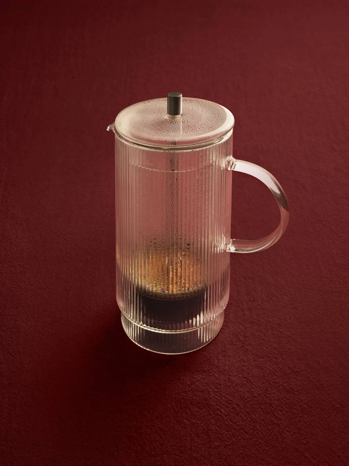 Dzbanek z tłokiem Ripple Thermal, Clear Ferm Living