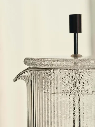 Dzbanek z tłokiem Ripple Thermal - Clear - Ferm Living