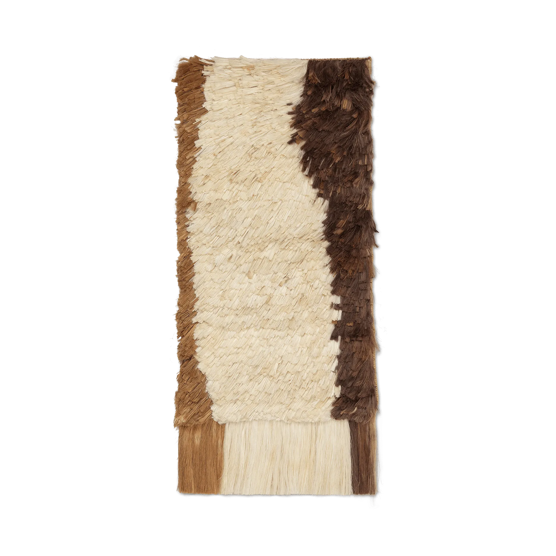 Edge Wall Rug tapeta ścienna 50x110 cm, Kawa o kolorze off-white Ferm Living