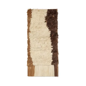 Edge Wall Rug tapeta ścienna 50x110 cm - Kawa o kolorze off-white - Ferm Living