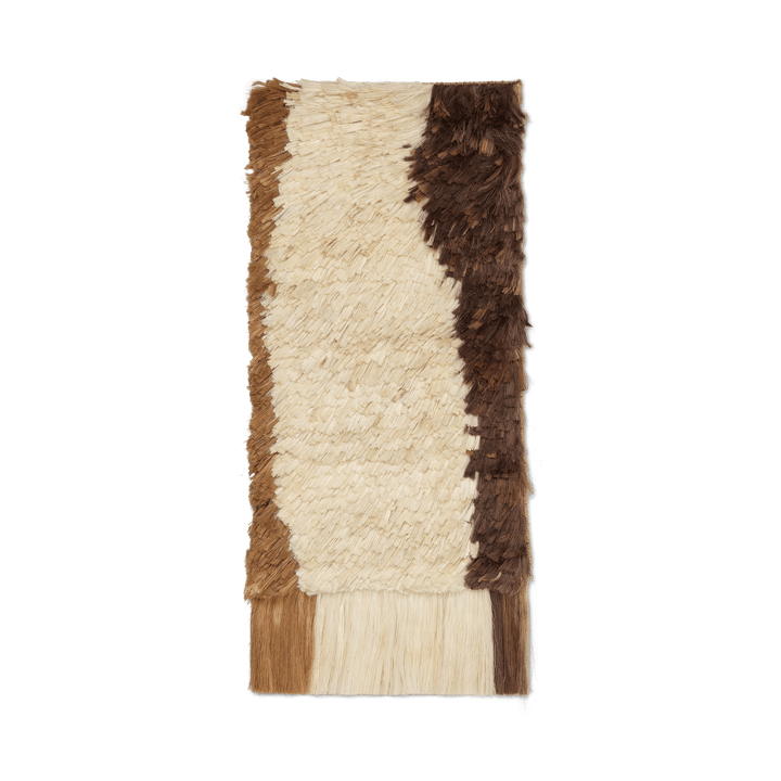 Edge Wall Rug tapeta ścienna 50x110 cm - Kawa o kolorze off-white - Ferm Living