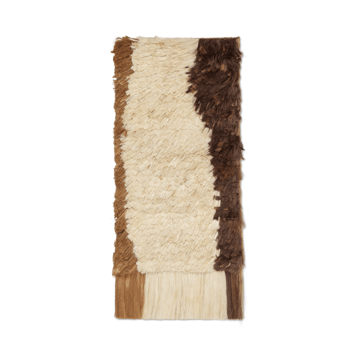 Edge Wall Rug tapeta ścienna 50x110 cm - Kawa o kolorze off-white - Ferm LIVING