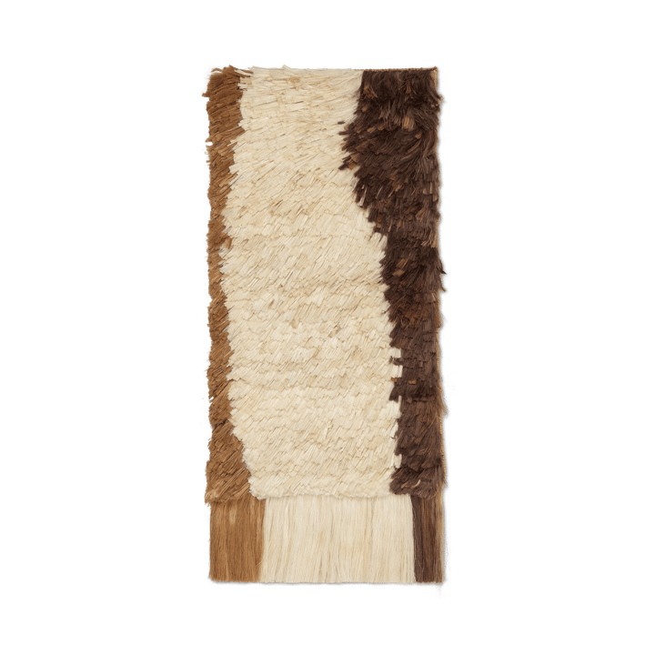 Edge Wall Rug tapeta ścienna 50x110 cm - Kawa o kolorze off-white - ferm LIVING