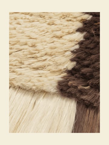 Edge Wall Rug tapeta ścienna 50x110 cm - Kawa o kolorze off-white - Ferm Living