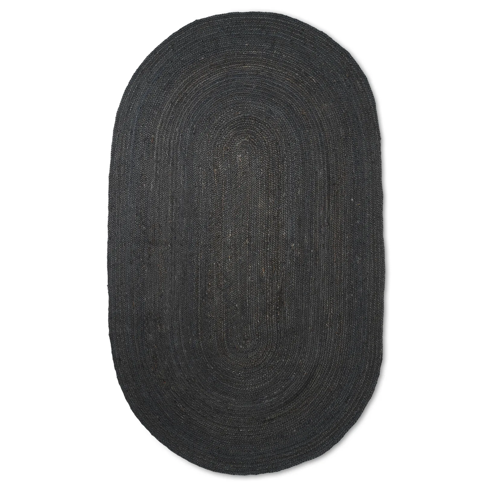 Eternal Dywan jutowy owalny duży, Black Ferm Living