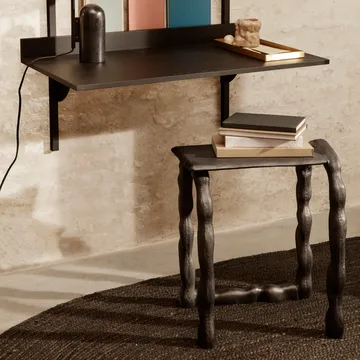 Eternal Dywan jutowy owalny duży - Black - Ferm Living