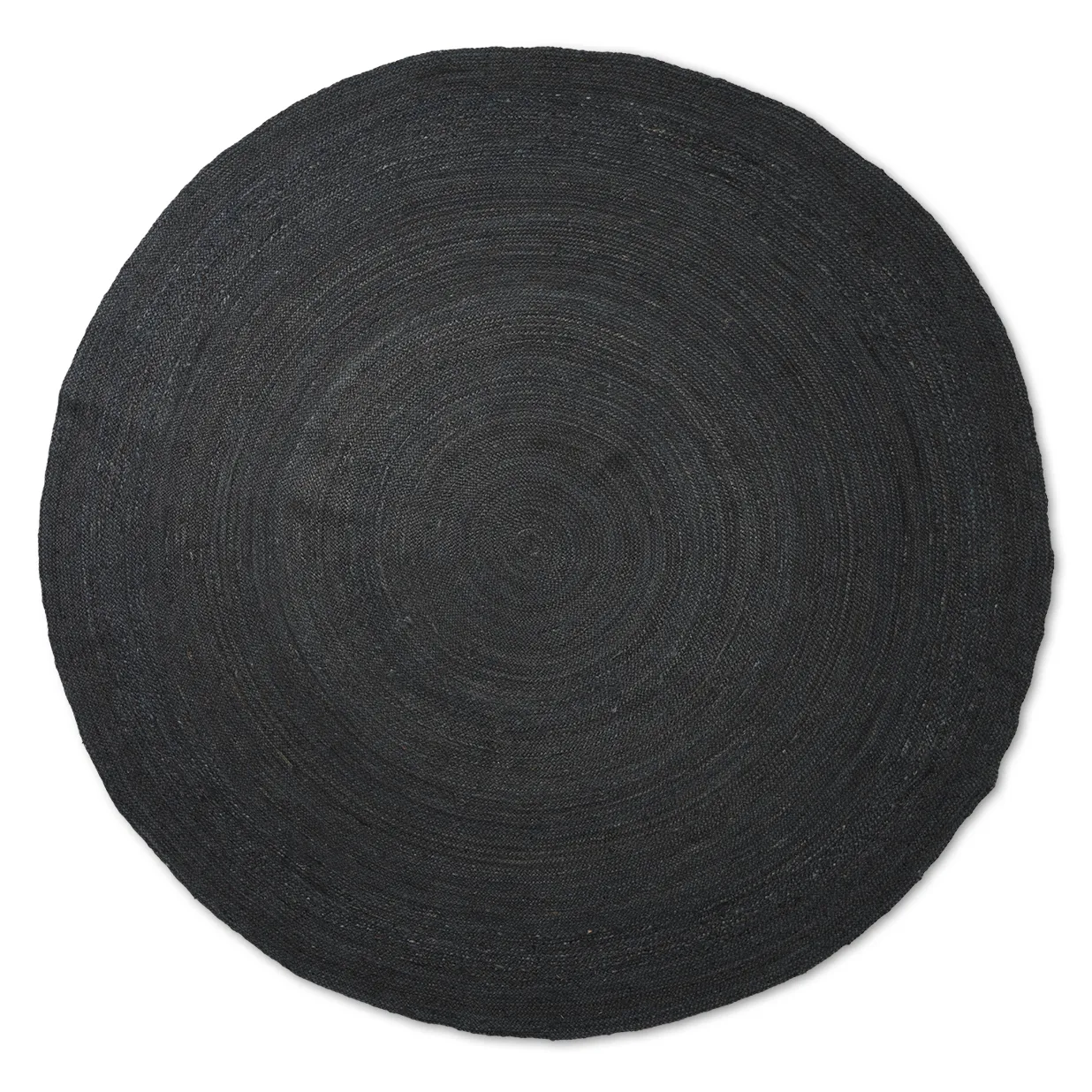 Eternal okrągły dywan z juty, duży, black Ferm Living