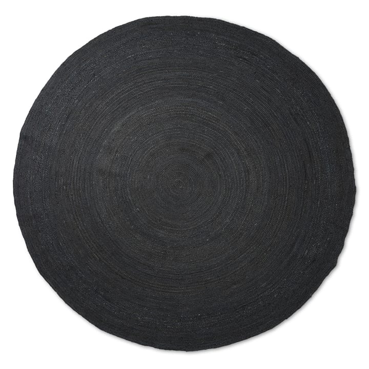 Eternal okrągły dywan z juty, duży - black - Ferm LIVING