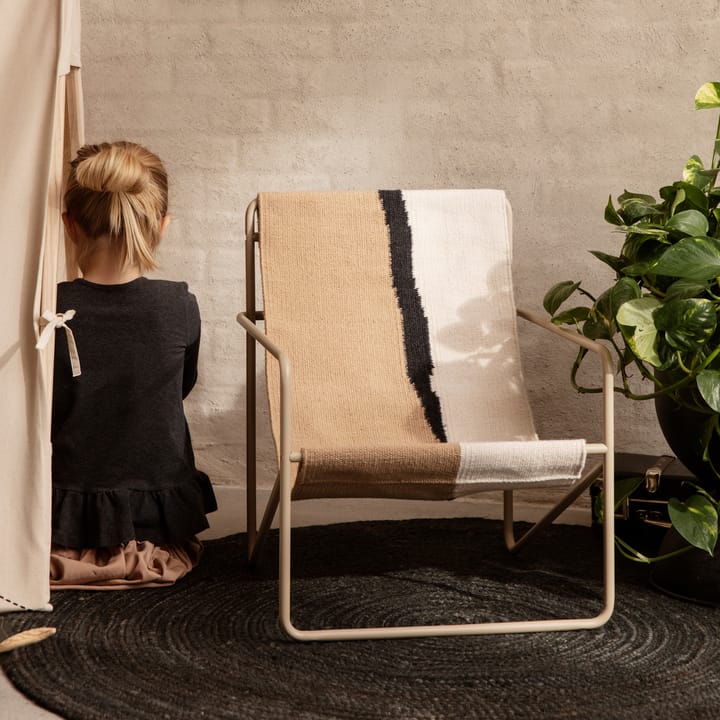 Eternal okrągły dywan z juty, mały, black Ferm Living