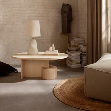 Eternal owalny dywan z juty, mały - natural - Ferm Living