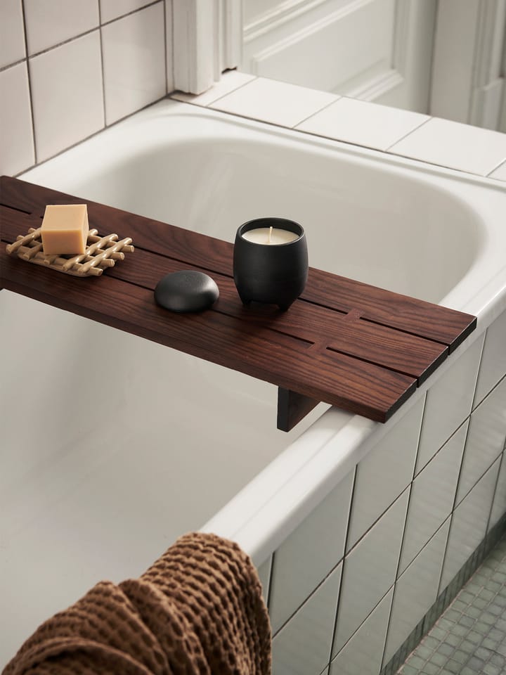 Evoke świeca w słoiku, Czarniony aluminium Ferm Living