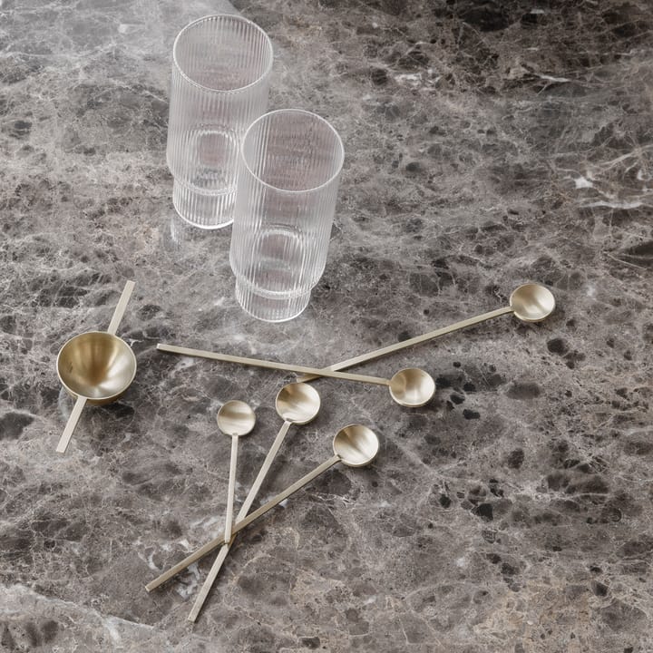 Fein długa łyżka drinków, brass Ferm Living