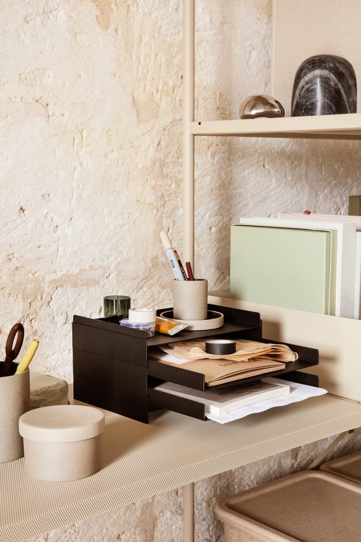 Ferm Living 2x2 organizer na dokumenty, Black Ferm Living