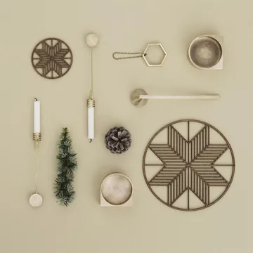 Ferm Living ljushållare till julgran - 4 szt.  - Ferm Living