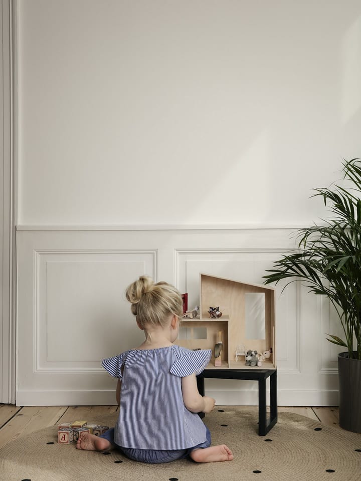 Ferm Living okrągły dywan Ø130 cm, Black dots Ferm Living
