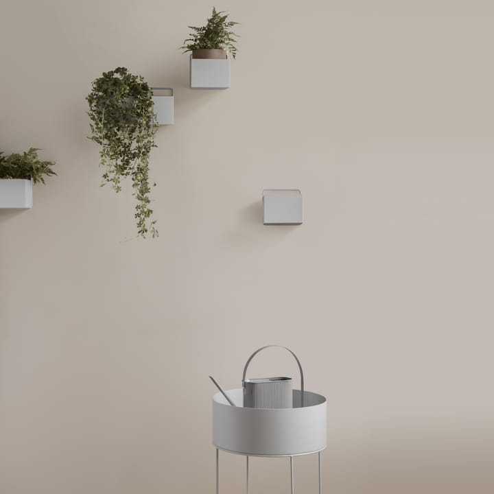 Ferm Living plant box, kwetnik okrągły, jasnoszary Ferm Living