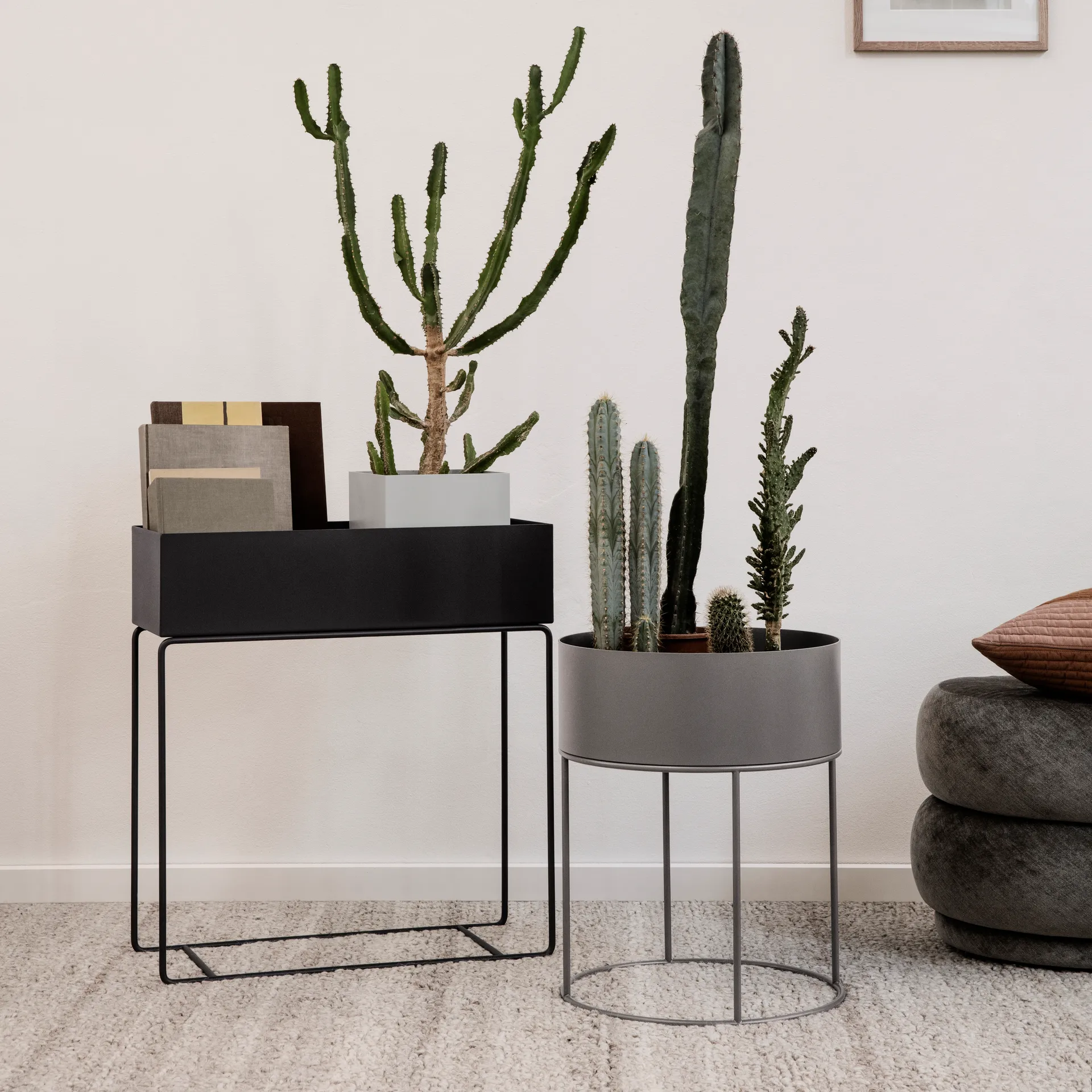 ferm LIVING plant box, kwietnik, black (czarny) Ferm Living