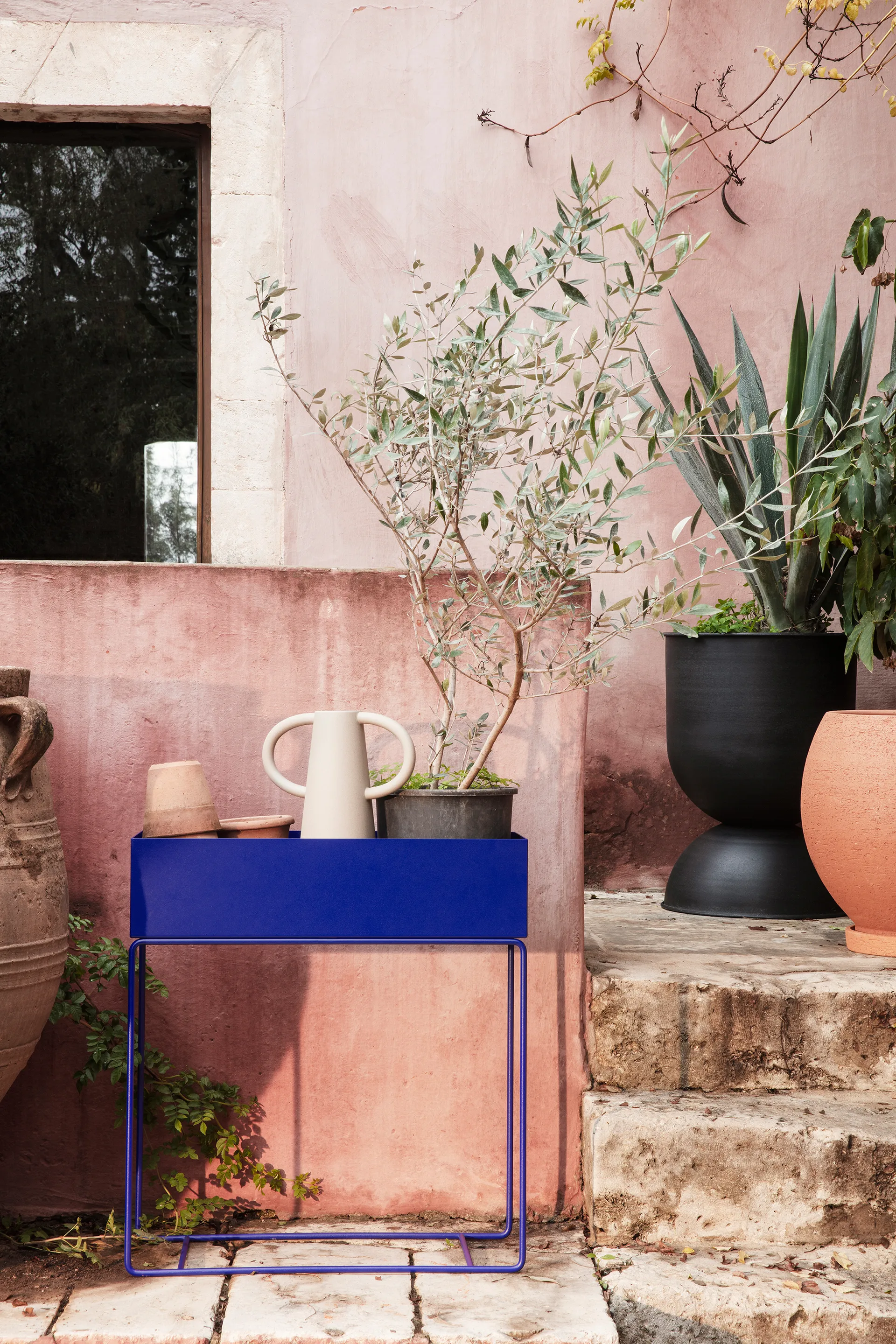 ferm LIVING plant box, kwietnik, Bright blue Ferm Living